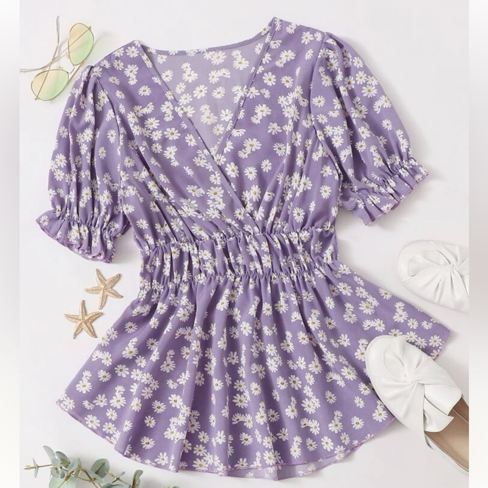 Shein Peplum Blouse